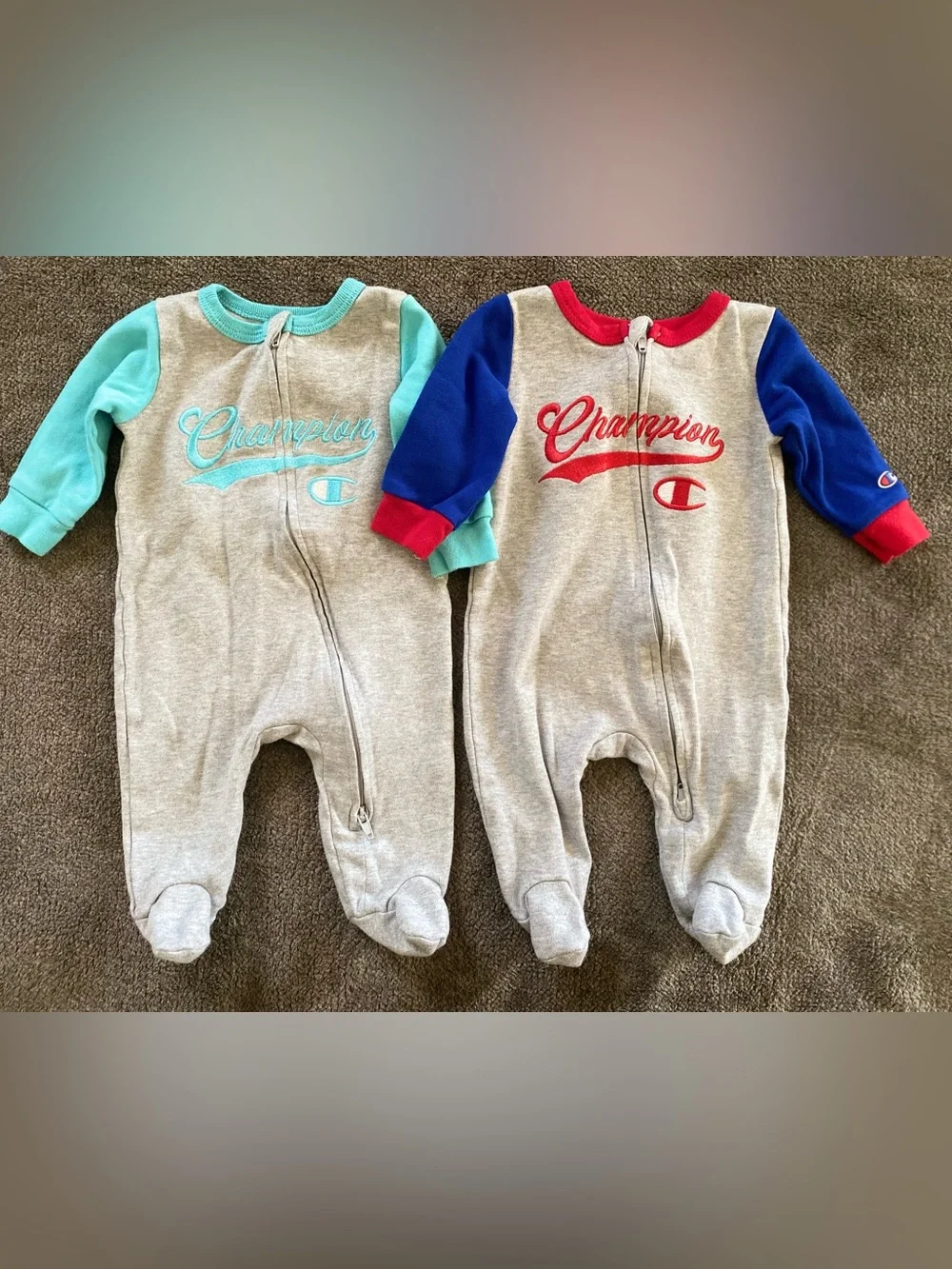 Champion boys bundle footie sleepers 3 months